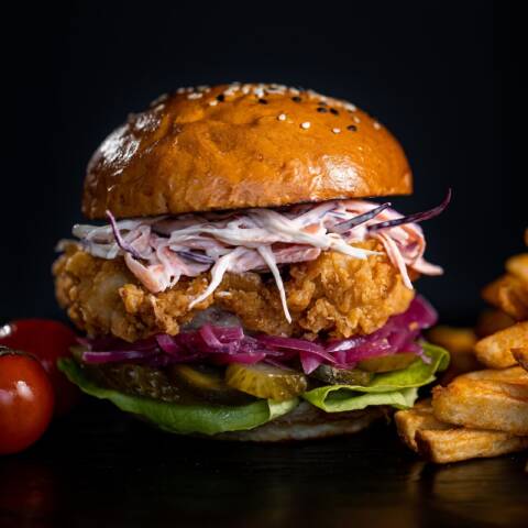 Burger Fry chicken(pui) 450g